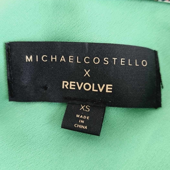 Revolve x Michael Costello Bentley Green Floral Size XS Dress - Picture 5 of 12